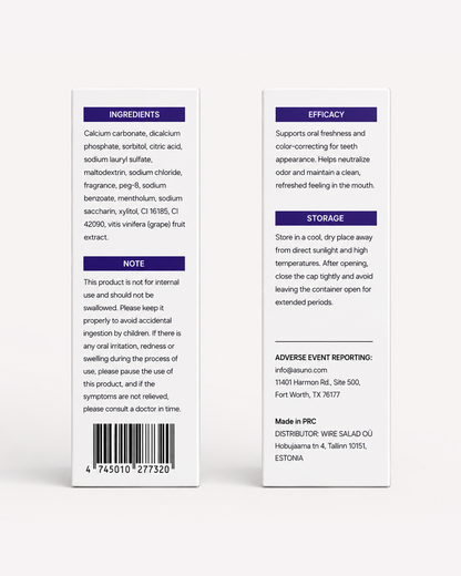 Teeth Color Correcting Tablets