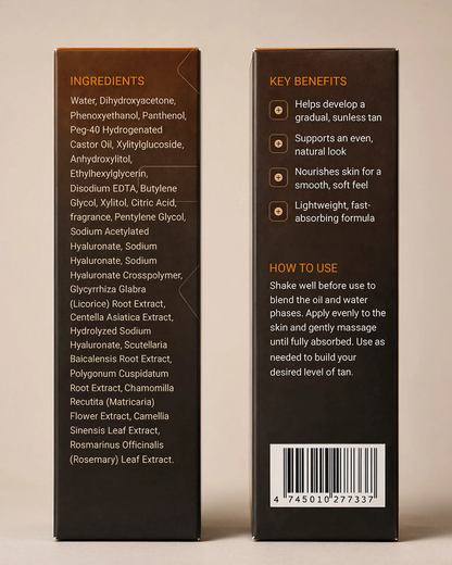 Self Tanning Oil